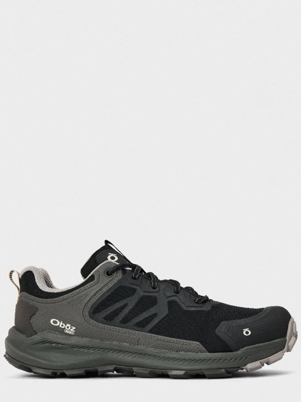 Oboz Women's Black Katabatic Leather Low Top WP Trail Hiking Shoes Size 8.5